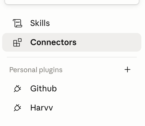 Claude Customize then Connectors